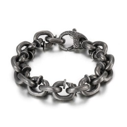 Vintage Heren Titanium Armband