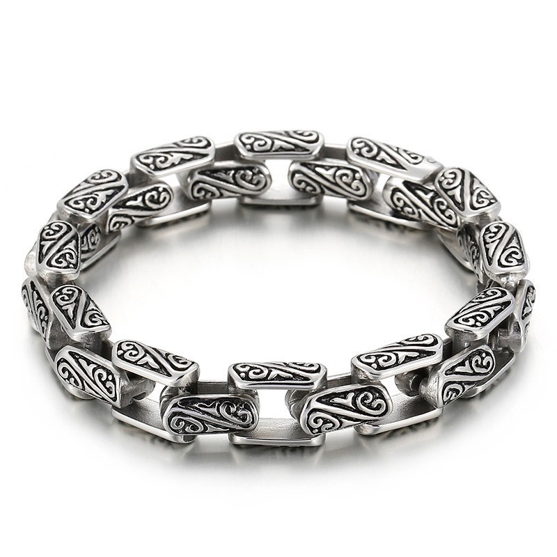 Bloemmotief Populaire Titanium Armbandaccessoires Om Cadeaus Voor Vriendjes Te Sturen