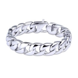 Titanium Zwarte Heren Armband Herenketting