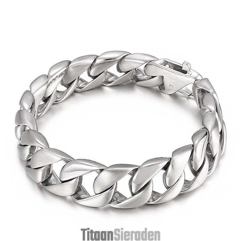 Titanium Zwarte Heren Armband Herenketting Titanium Zwarte Heren Armband Herenketting