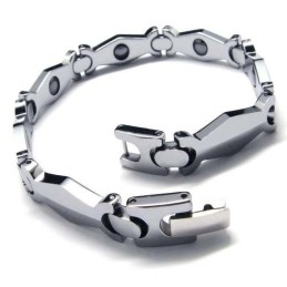 Heren Tungsten Carbide 8Mm Brede Armband