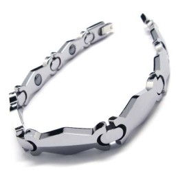 Heren Tungsten Carbide 8Mm Brede Armband