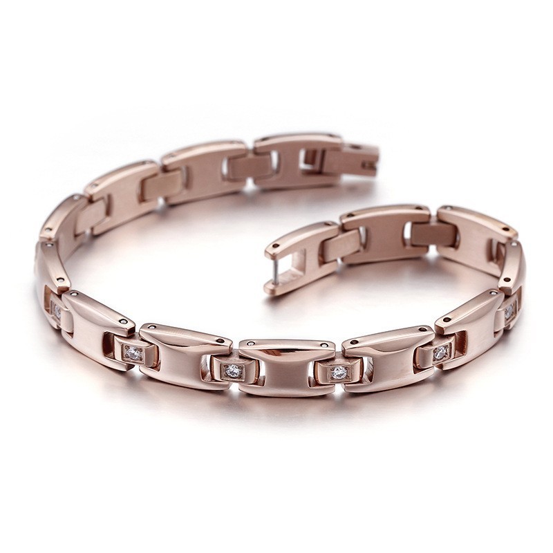 Koppelsarmbanden, Modieuze Titanium Armband Voor Heren