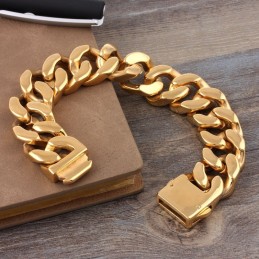 Mode Heren Titanium Armband Geometrisch Type Dikke Sectie Armband