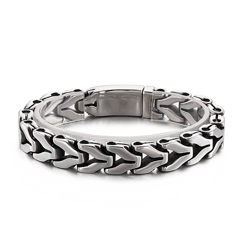 Vintage Dragon Bone Chic Titanium Armband Voor Heren Vintage Dragon Bone Chic Titanium Armband Voor Heren