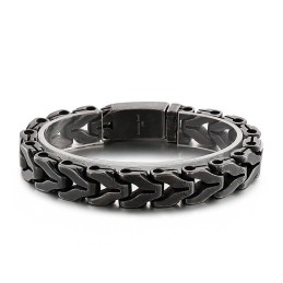 Vintage Dragon Bone Chic Titanium Armband Voor Heren
