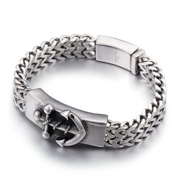 Chique Stijl Anker Titanium Armband Voor Heren
