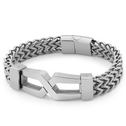 Tide Hip-Hop Bril Titanium Heren Armband