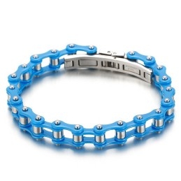 Modieuze, Coole, Veelkleurige Titanium Fietsarmband Voor Heren