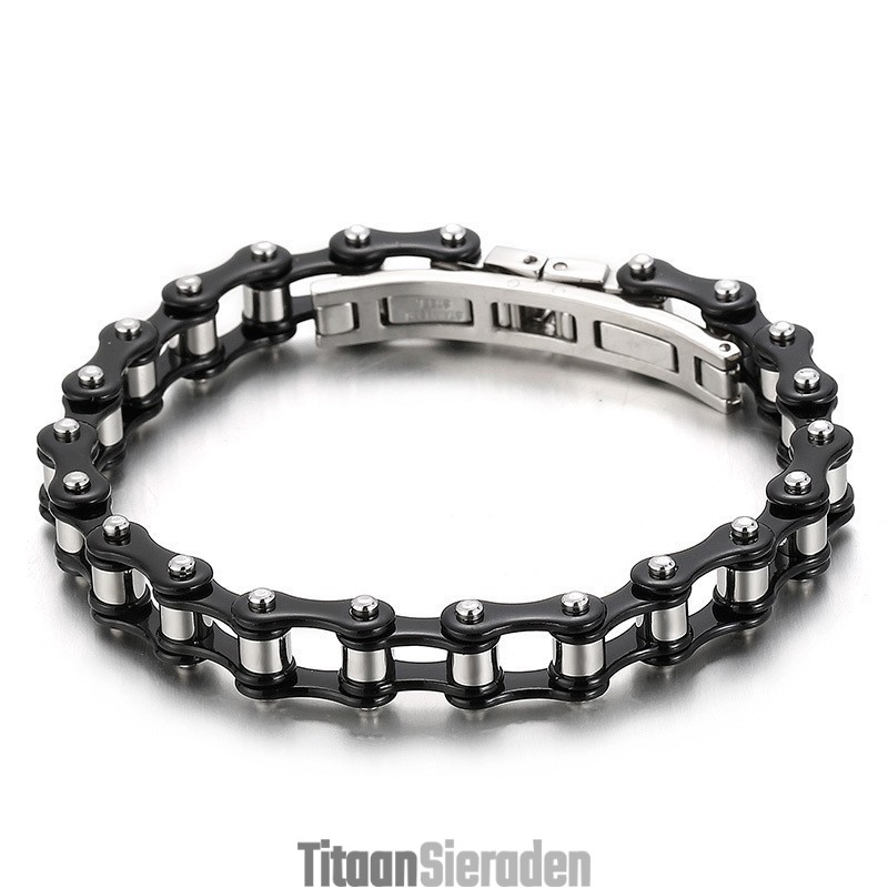 Modieuze, Coole, Veelkleurige Titanium Fietsarmband Voor Heren Modieuze, Coole, Veelkleurige Titanium Fietsarmband Voor Heren