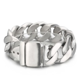 Mode Heren Zwarte Titanium Armband