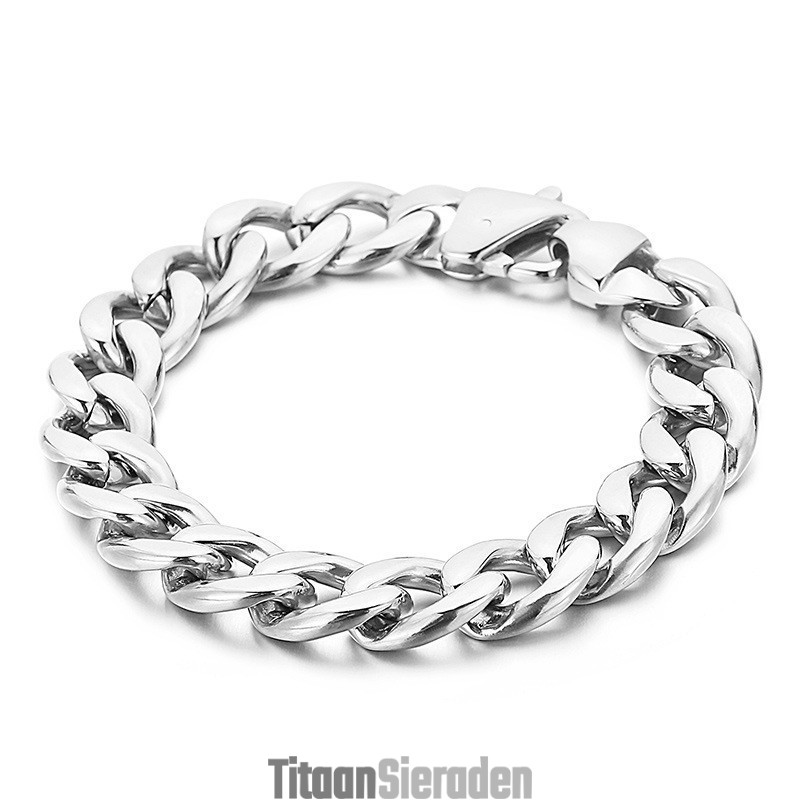 Heren Platte Tweezijdige Titanium Armband Met 18K Vergulding Heren Platte Tweezijdige Titanium Armband Met 18K Vergulding