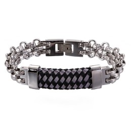 Populaire Vintage Titanium Herenarmband Gebogen Armband