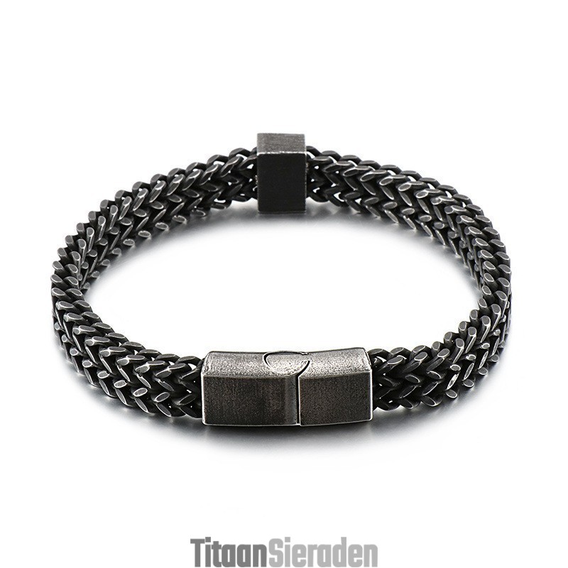 Herenarmbanden Retro Hip Hop Mode Titanium Armbanden Herenarmbanden Retro Hip Hop Mode Titanium Armbanden