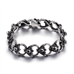 Titanium Platte Schedel Armband