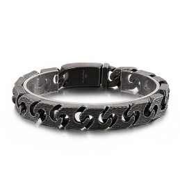 Vintage Geometrische Chique Titanium Armband Voor Heren