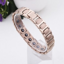 Mode Gegalvaniseerde Magneet Titanium Armband Voor Heren