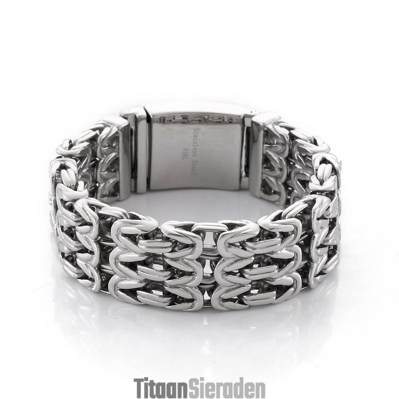 V-Vormige Holle Titanium Armband Voor Heren V-Vormige Holle Titanium Armband Voor Heren