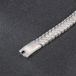 Mode Titanium Herenarmband Zandoppervlak Armband