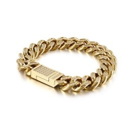 Titanium Heren Hiphop Armbanden Met Diamanten