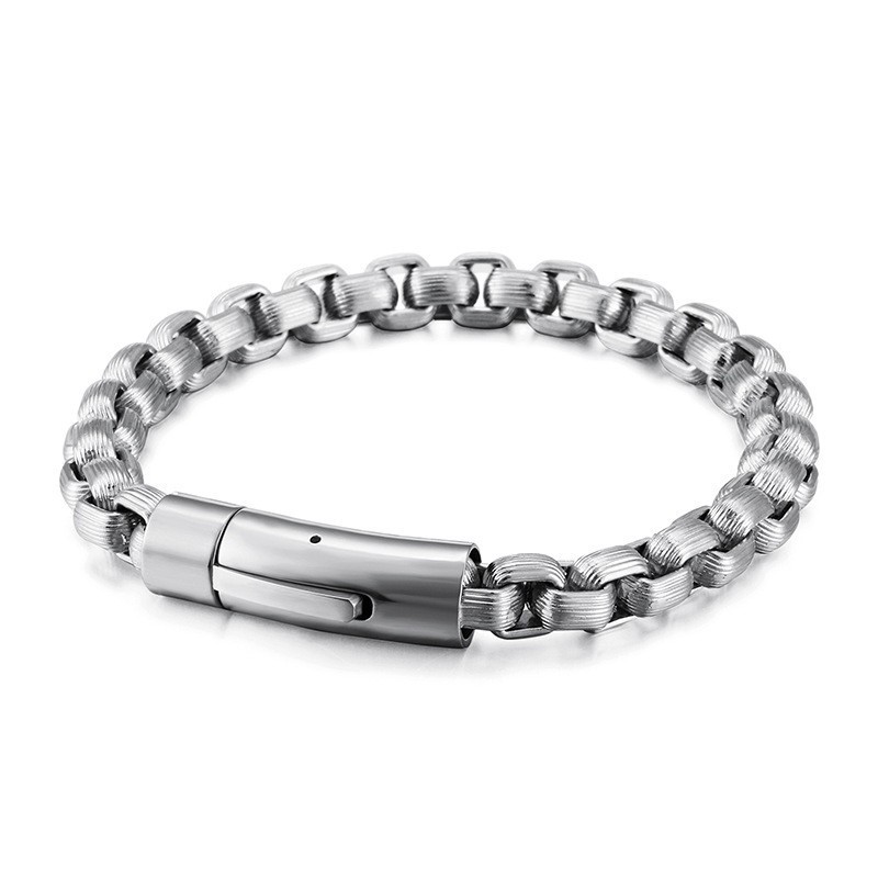 Nieuwe Mode Retro Stijl Biker Heren Titanium Armband Ketting Biker Ketting Hand Sieraden Nieuwe Mode Retro Stijl Biker Heren Titanium Armband Ketting Biker Ketting Hand Sieraden