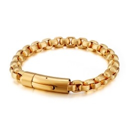 Nieuwe Mode Retro Stijl Biker Titanium Armband Voor Heren