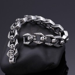 Chique Wind Skull Armbanden Tide Heren Titanium Armbanden