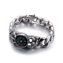 Heren Retro Fashion Kompas Outdoor Armband