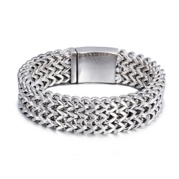 Mode Drie Rijen Titanium Armband Voor Mannen