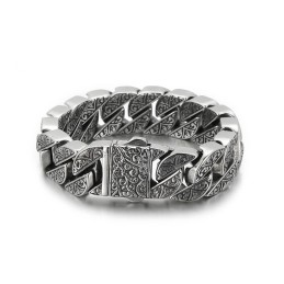 Patroongieten Titanium Armband Voor Heren