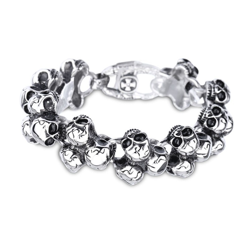 Titanium Schedel Heren Armband Sieraden Titanium Schedel Heren Armband Sieraden