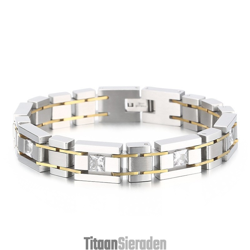 Mode Verjaardagscadeau Met Diamanten Titanium Armband Voor Mannen Mode Verjaardagscadeau Met Diamanten Titanium Armband Voor Mannen