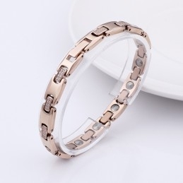 Dezelfde Alinea Met Diamanten Germanium Plating Wolfraam Koppel Armband