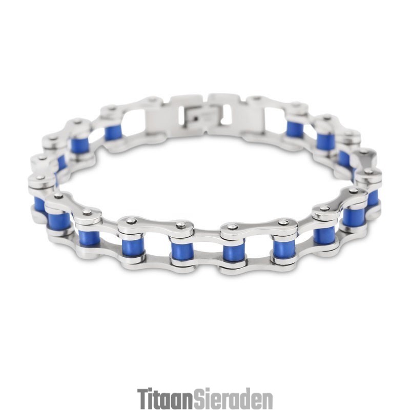Mode Chique Stijl Titanium Tide Heren Dunne Sectie Fietsarmband