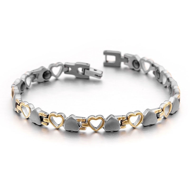 Liefde Zwarte Galmagneet Titanium Armbanden Voor Heren En Dames Als Cadeau Liefde Zwarte Galmagneet Titanium Armbanden Voor Heren En Dames Als Cadeau