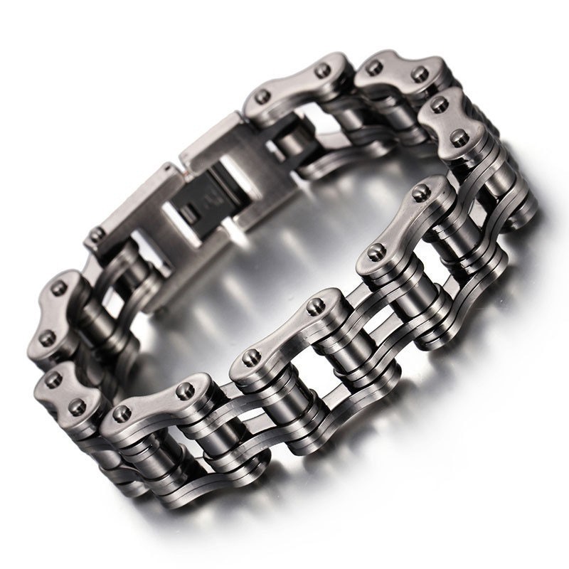 Street Titanium Herenfietsarmband