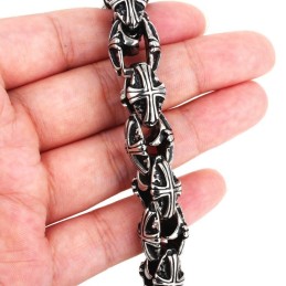 Kruis Titanium Armband Voor Heren