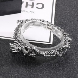Coole Chique Zodiac Draak Titanium Armband Voor Heren