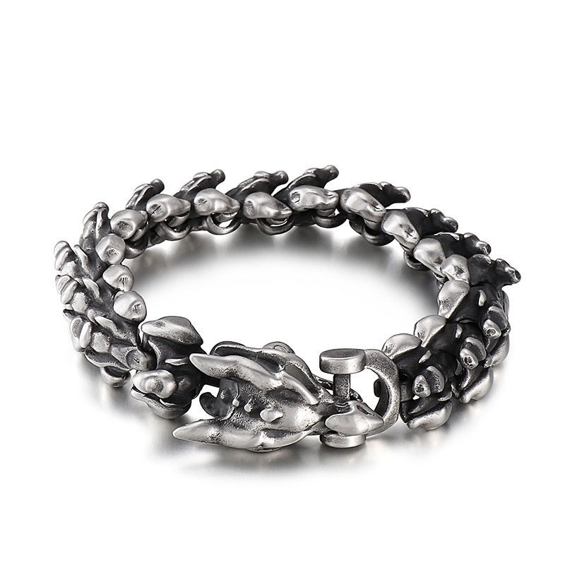 Overdreven Coole Keel Titanium Armband Voor Mannen