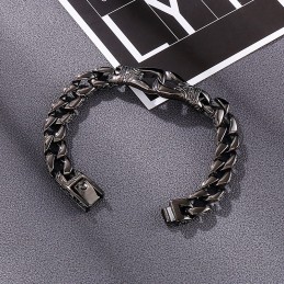 Coole Street Chic Hand Puller Lace Titanium Heren Klik Armband