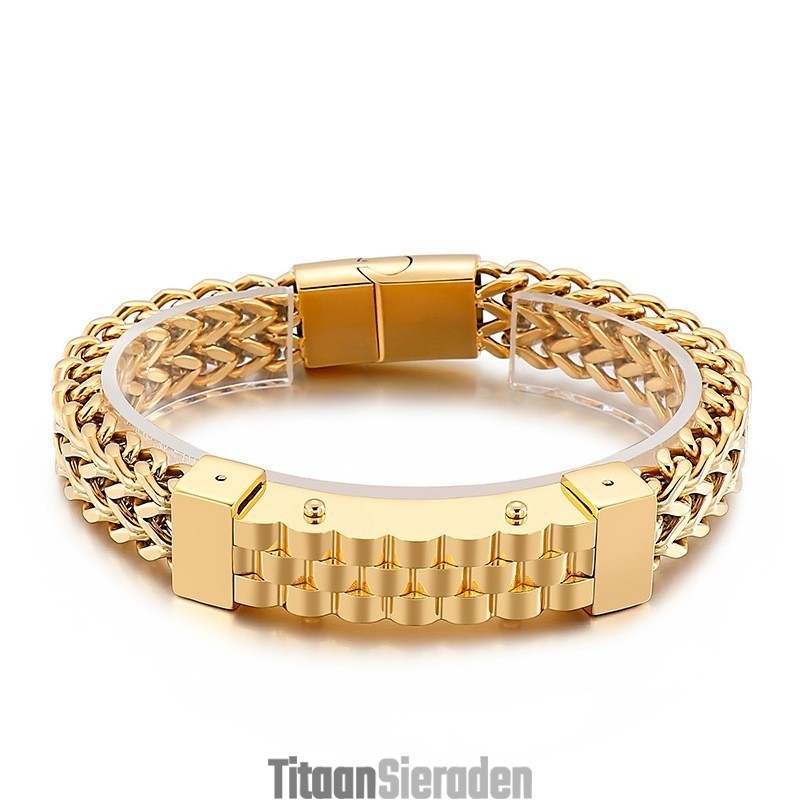 Mode Hip-Hop Stijl Heren Titanium Armband Mode Hip-Hop Stijl Heren Titanium Armband