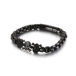 Mode Street Style Hip-Hop Schedel Heren Titanium Armband