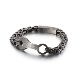 Fashion Wrench Emperor Chain Heren Titanium Armband