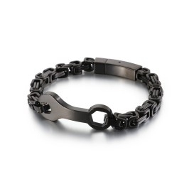 Fashion Wrench Emperor Chain Heren Titanium Armband
