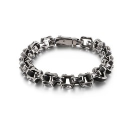Onregelmatige Vierkante Titanium Armband Voor Heren