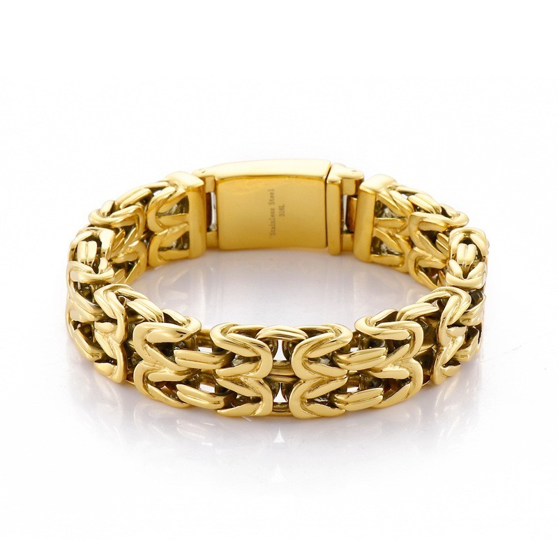 V-Vormige Holle Titanium Herenarmband V-Vormige Holle Titanium Herenarmband