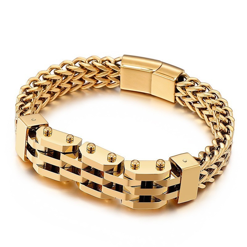 Dubbellaagse Dubbele Rij Titanium Armband Voor Heren Dubbellaagse Dubbele Rij Titanium Armband Voor Heren