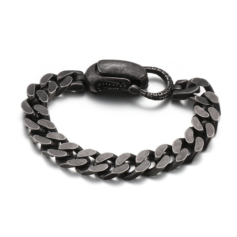 Chique Cubaanse Titanium Armband Voor Heren Chique Cubaanse Titanium Armband Voor Heren