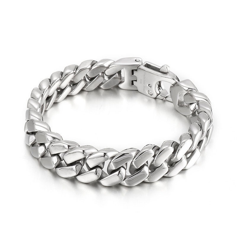 Hiphop Titanium Armband Voor Heren Hiphop Titanium Armband Voor Heren