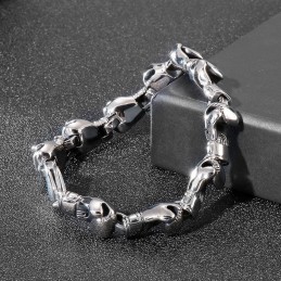 Coole Hip Hop Boks Titanium Armband Voor Heren